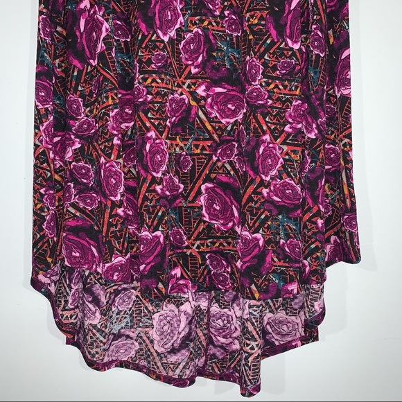 LuLaRoe size Small high low hem short sleeve dress - Picture 5 of 8